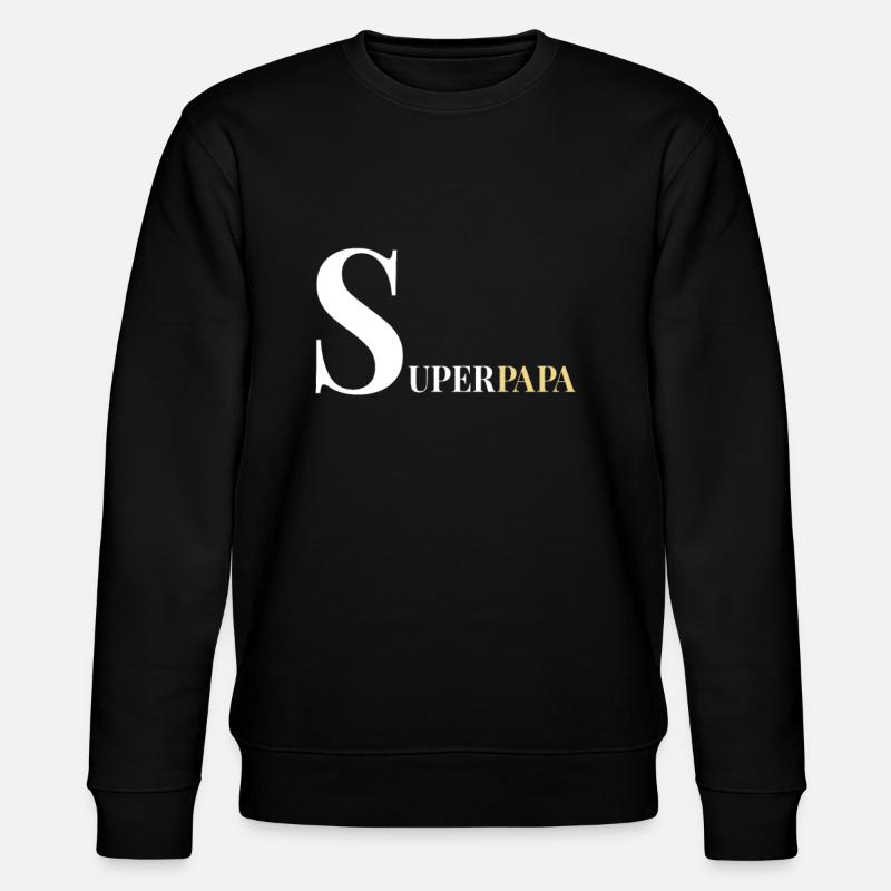 Superpapa - Sweat bio CHANGER Stanley/Stella Unisexe - noir