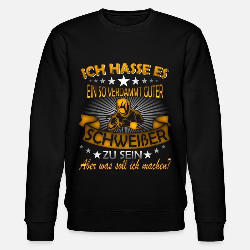SCHWEISSER - Stanley/Stella Unisex Bio-Sweatshirt CHANGER - Schwarz