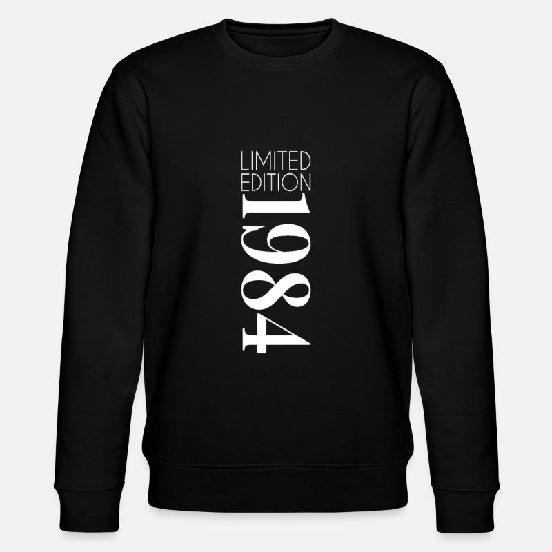 Limited Edition 1984 - Stanley/Stella Unisex Bio-Sweatshirt CHANGER  - Schwarz