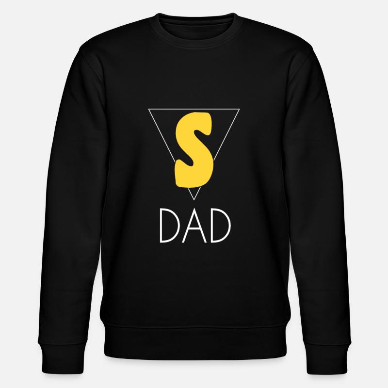 Superdad - Stanley/Stella Unisex Bio-Sweatshirt CHANGER  - Schwarz