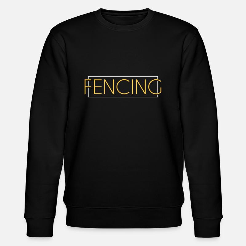 Fechten Schriftzug - Stanley/Stella Unisex Bio-Sweatshirt CHANGER  - Schwarz