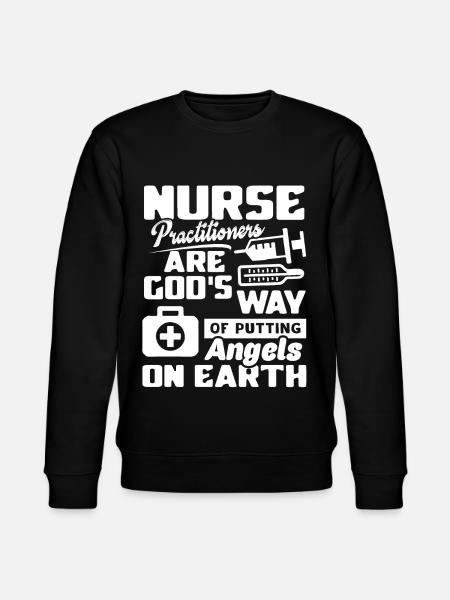 Nurse Practitioner Nurse Practitioner Angels - Stanley/Stella CHANGER Unisex Organic Sweatshirt - black