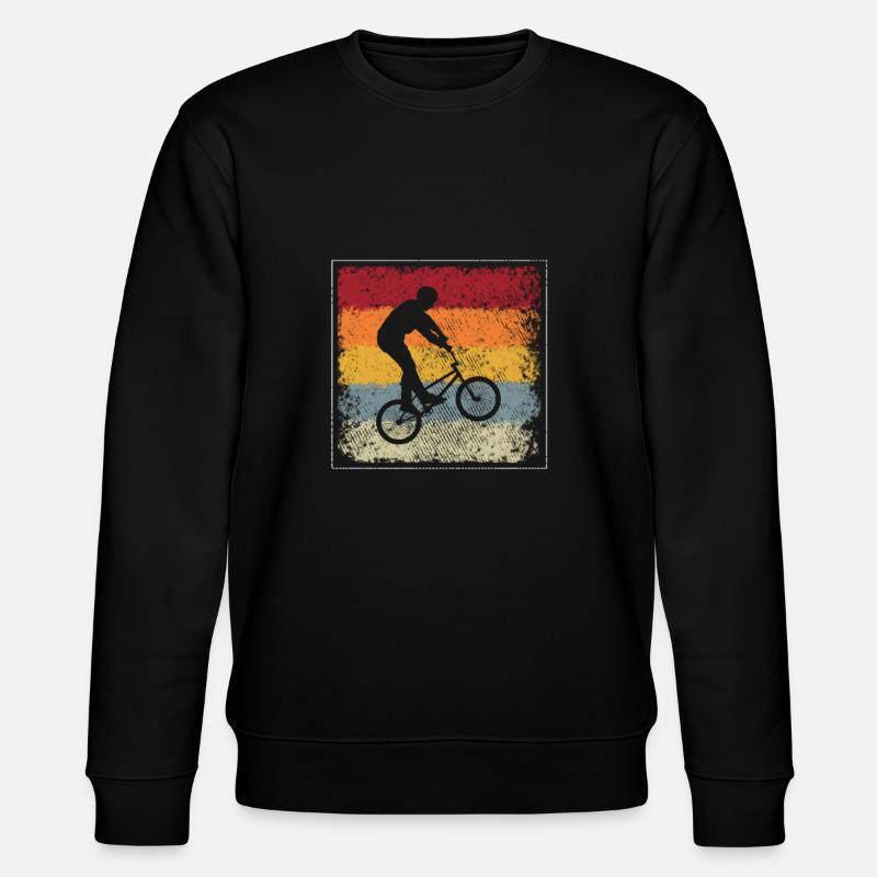 BMX Rétro - Sweat bio CHANGER Stanley/Stella Unisexe - noir