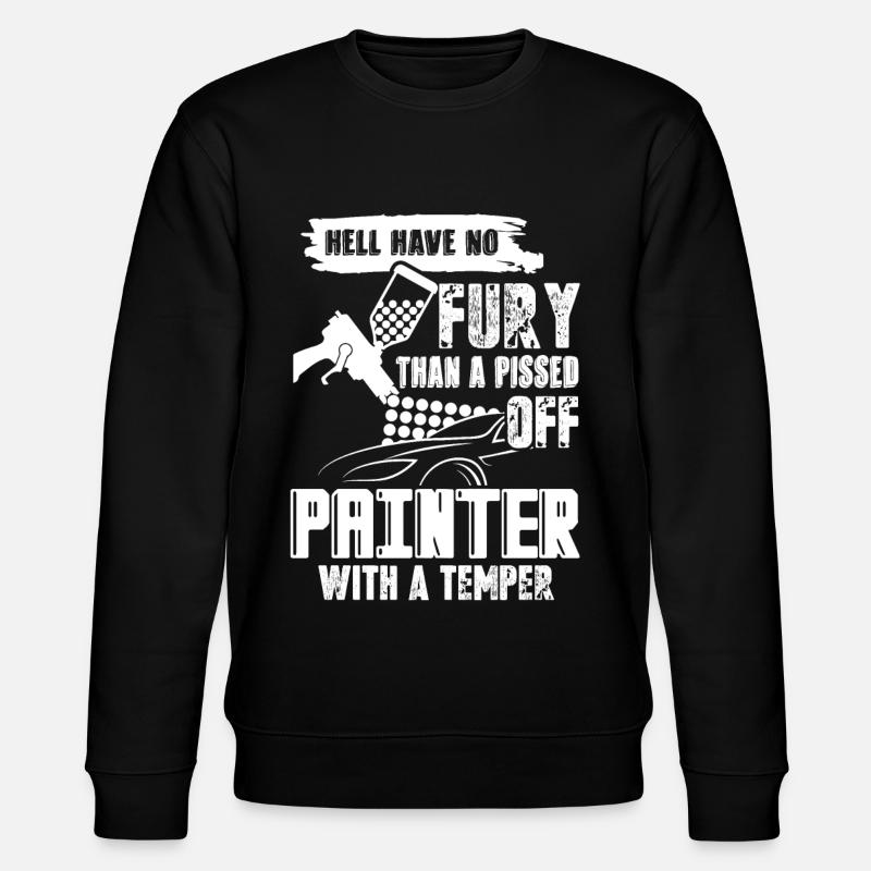 Painter With A Temper - Stanley/Stella CHANGER Unisex Organic Sweatshirt - black