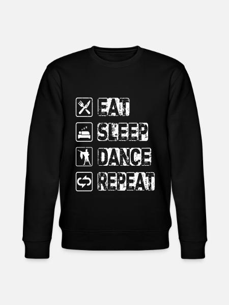 Manger Sommeil Danse Répéter - Sweat bio CHANGER Stanley/Stella Unisexe - noir