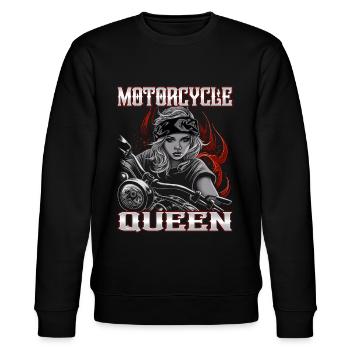 Motard - Motard / Motard Femmes - Sweat bio CHANGER Stanley/Stella Unisexe - noir - Devant - Nik (191cm) & Marisol (170cm)