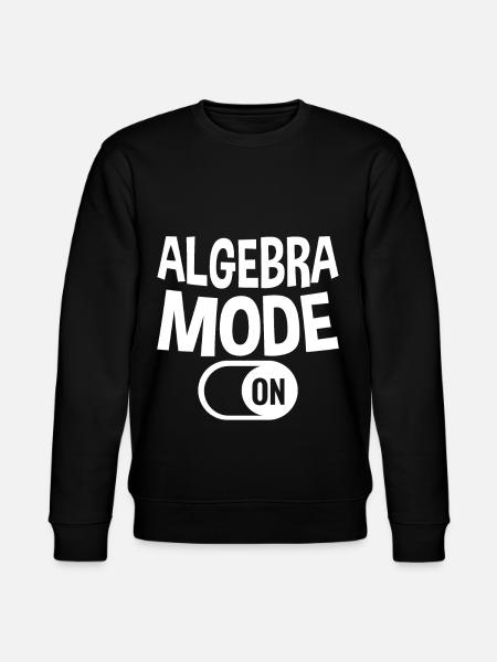 Algebra Mode On 2 - Stanley/Stella CHANGER Unisex Organic Sweatshirt - black