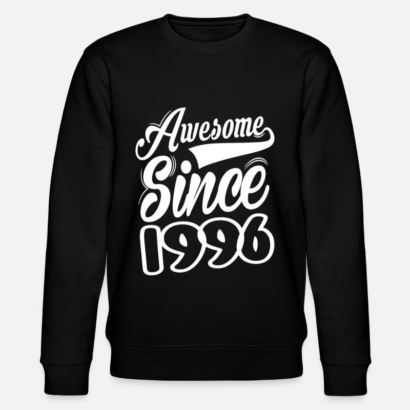 Awesome Since 1996 - Stanley/Stella CHANGER Unisex Organic Sweatshirt - black