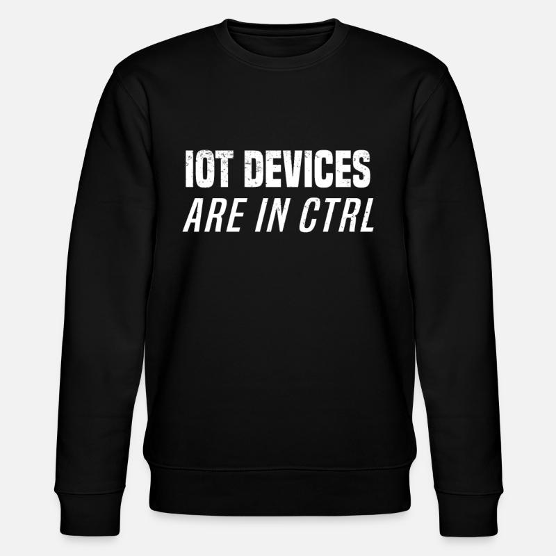 Internet av saker IOT Programmerare Admin IT - Ekologisk sweatshirt CHANGER unisex från Stanley/Stella - svart