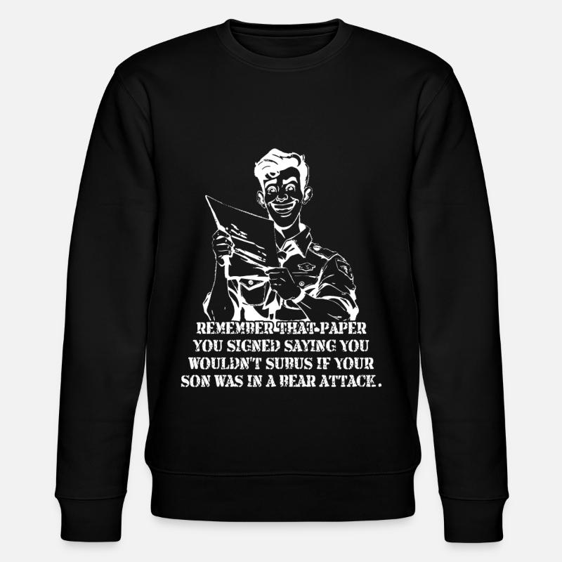 Scoutmaster – Funny Scout Guide - Stanley/Stella CHANGER Unisex Organic Sweatshirt - black