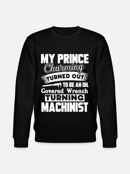 Machinist Machinist Prince Charming - Stanley/Stella CHANGER Unisex Organic Sweatshirt - black