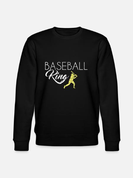 Baseball King - Stanley/Stella Unisex Bio-Sweatshirt CHANGER  - Schwarz