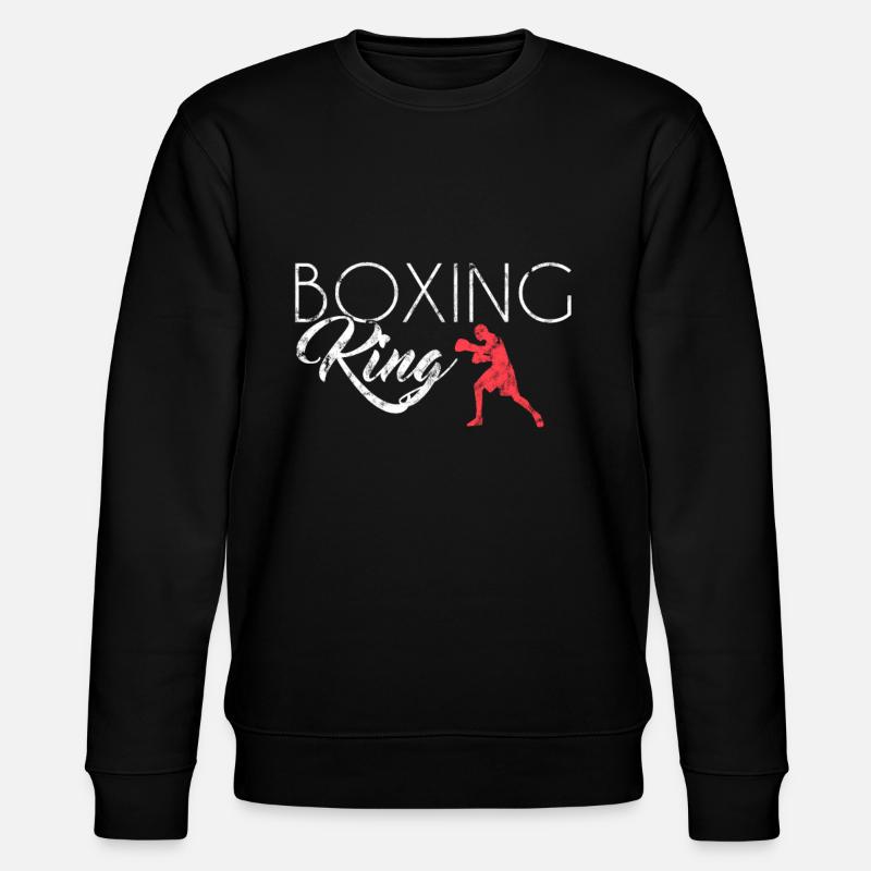Boxing King - Stanley/Stella CHANGER Unisex Organic Sweatshirt - black