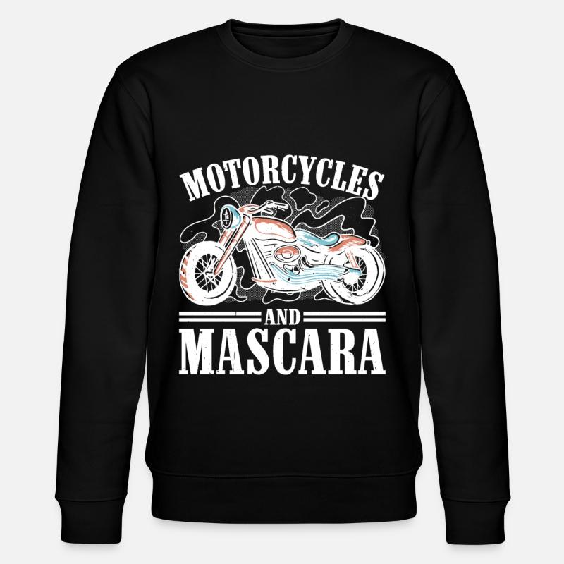 Motorcycles And Mascara - Stanley/Stella CHANGER Unisex Organic Sweatshirt - black