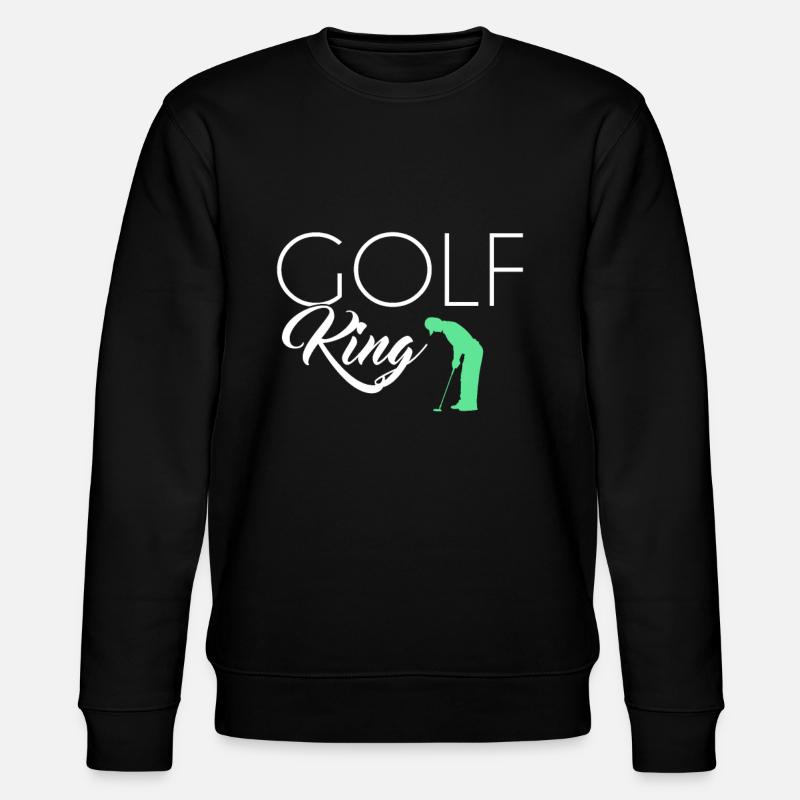 Golf King - Stanley/Stella Unisex Bio-Sweatshirt CHANGER - Schwarz