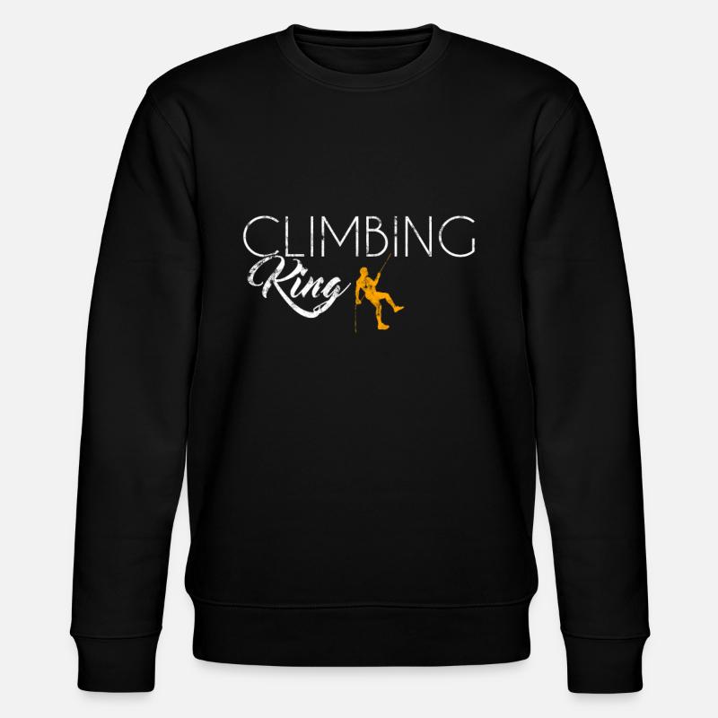 Climbing King - Stanley/Stella CHANGER Unisex Organic Sweatshirt - black