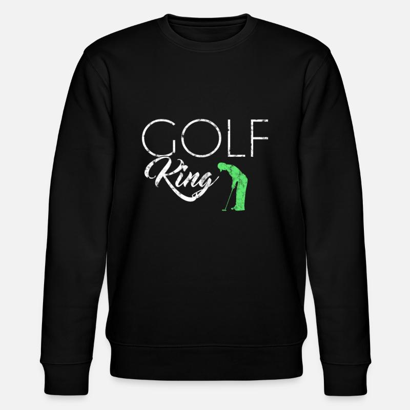 Golf King - Stanley/Stella CHANGER Unisex Organic Sweatshirt - black