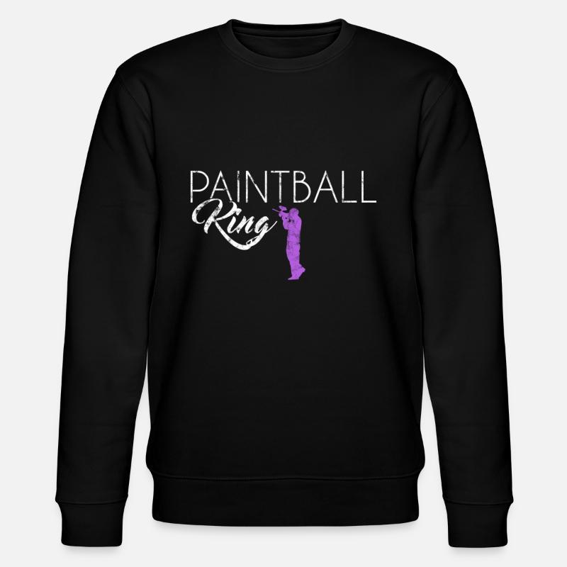 Paintball King - Stanley/Stella CHANGER Unisex Organic Sweatshirt - black