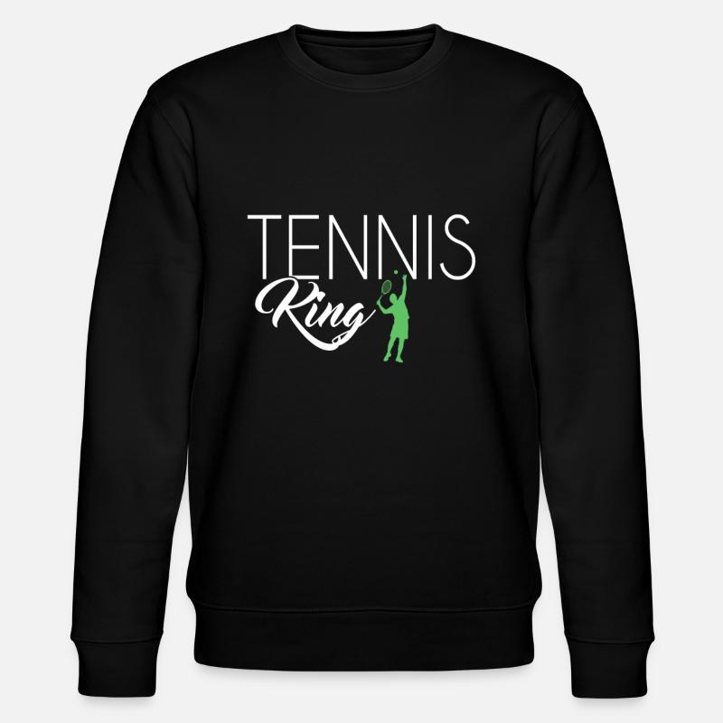 Tennis King - Stanley/Stella CHANGER Unisex Organic Sweatshirt - black