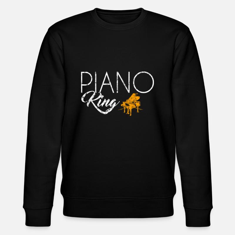 Piano King - Stanley/Stella CHANGER Unisex Organic Sweatshirt - black