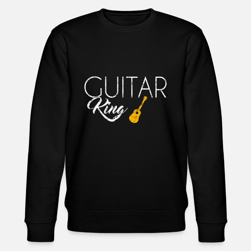 Guitar King - Stanley/Stella CHANGER Unisex Organic Sweatshirt - black