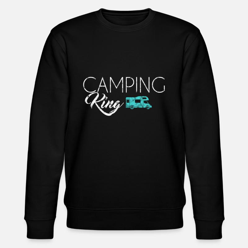 Camping King - Stanley/Stella CHANGER Unisex Organic Sweatshirt - black