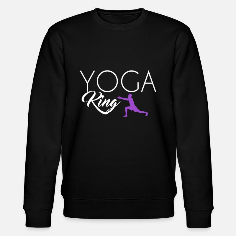 Roi du yoga - Sweat bio CHANGER Stanley/Stella Unisexe - noir