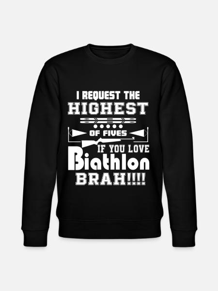 Biathlon Love Biathlon - Stanley/Stella CHANGER Unisex Organic Sweatshirt - black