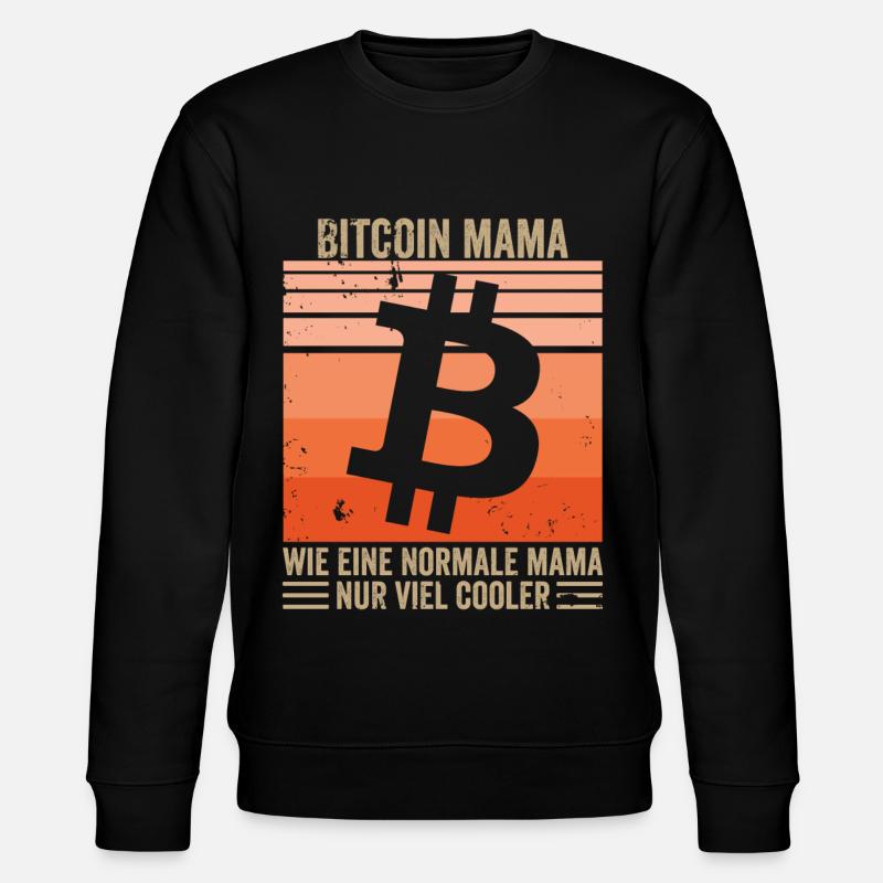 Bitcoin Mama - Stanley/Stella CHANGER Unisex Organic Sweatshirt - black
