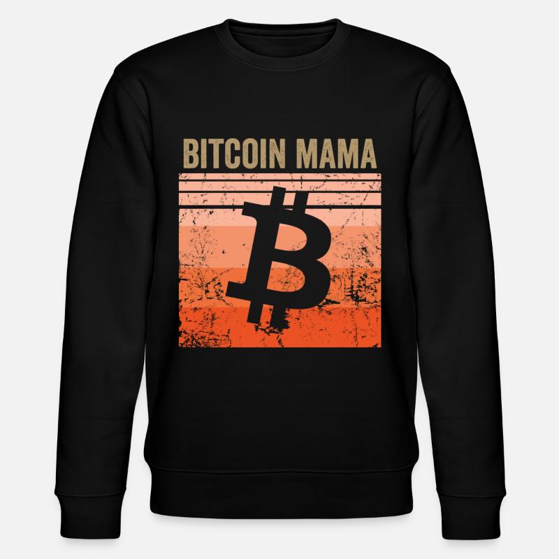 Bitcoin Mama - Stanley/Stella CHANGER Unisex Organic Sweatshirt - black