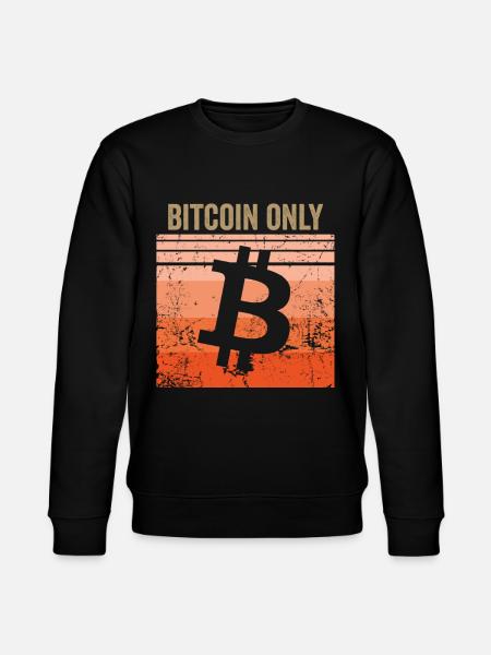 Bitcoin Only - Stanley/Stella CHANGER Unisex Organic Sweatshirt - black
