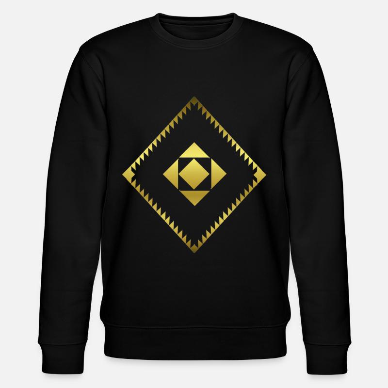 Geometric Shape - Graphic - Abstract - Geometry - Stanley/Stella CHANGER Unisex Organic Sweatshirt - black