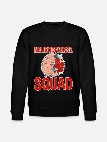 Neurodiverse Squad 2 - Stanley/Stella CHANGER Unisex Organic Sweatshirt - black