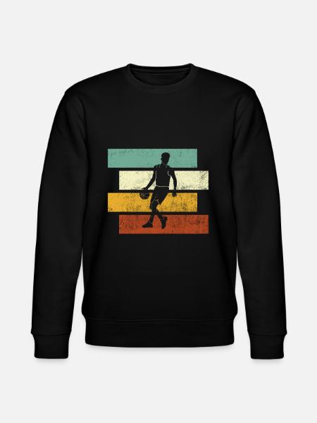 Basketball Retro - Stanley/Stella CHANGER Unisex Organic Sweatshirt - black