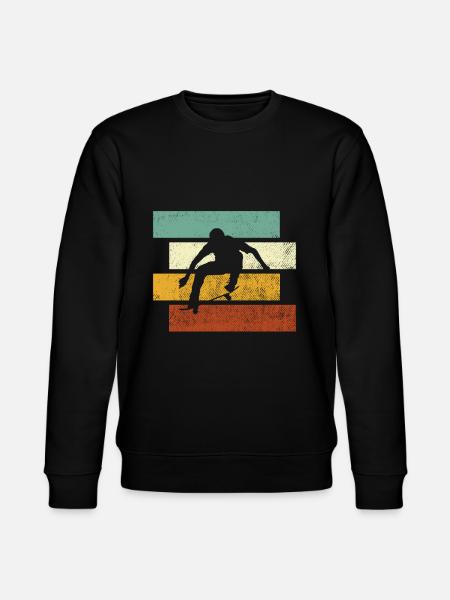 Skating Retro - Stanley/Stella CHANGER Unisex Organic Sweatshirt - black