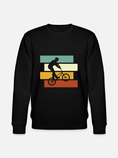 BMX retro - Stanley/Stella CHANGER Unisex Organic Sweatshirt - black