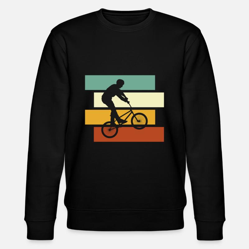 BMX rétro - Sweat bio CHANGER Stanley/Stella Unisexe - noir