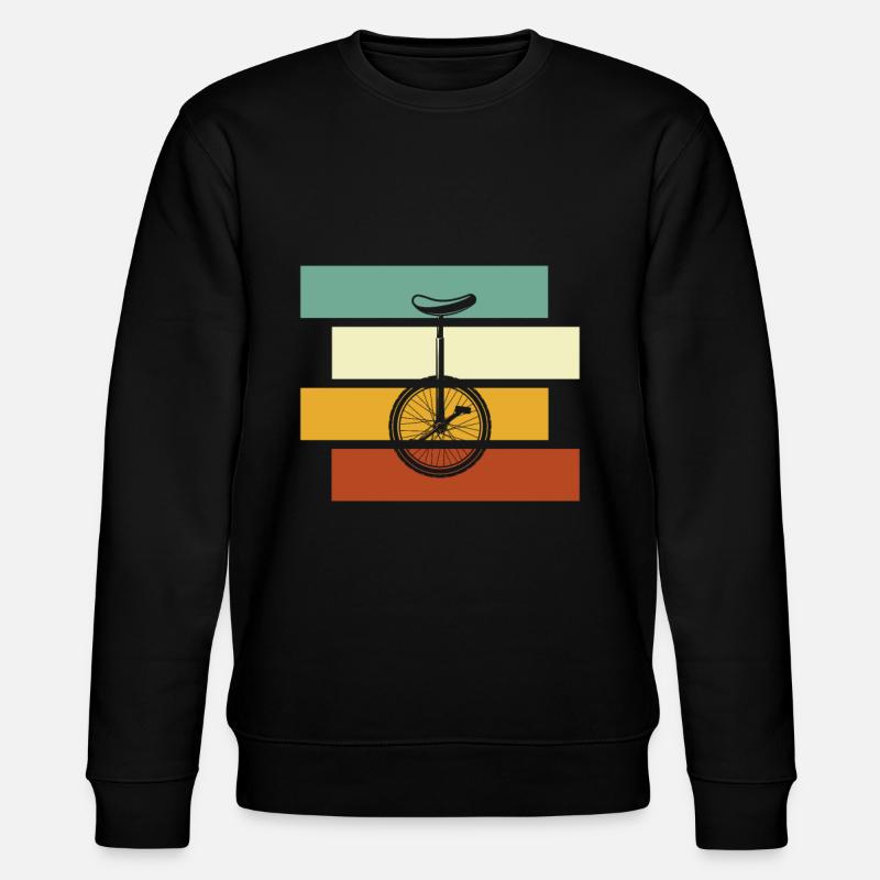 Rétro monocycle - Sweat bio CHANGER Stanley/Stella Unisexe - noir