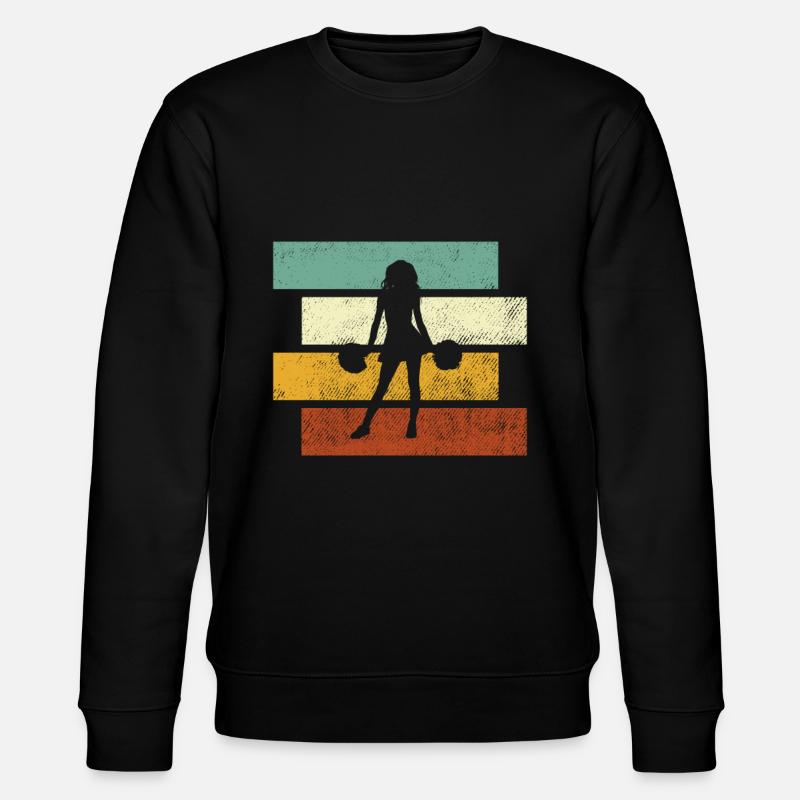 Cheerleading Retro - Stanley/Stella CHANGER Unisex Organic Sweatshirt - black