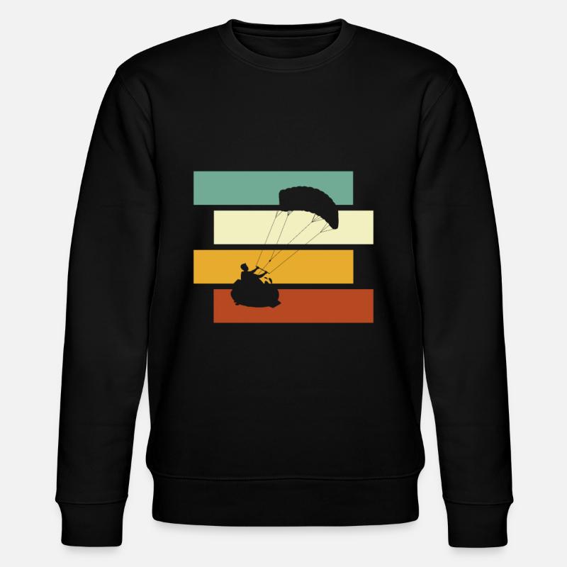 Kite Surf Rétro - Sweat bio CHANGER Stanley/Stella Unisexe - noir