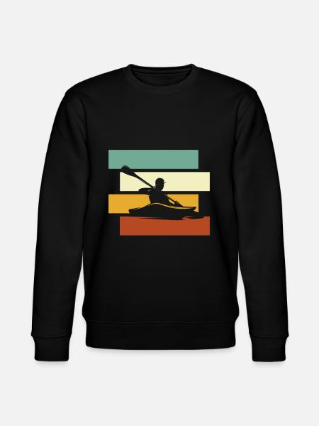 Canoe Retro - Stanley/Stella CHANGER Unisex Organic Sweatshirt - black