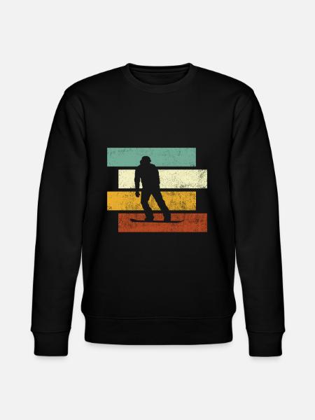 Snowboard Rétro - Sweat bio CHANGER Stanley/Stella Unisexe - noir