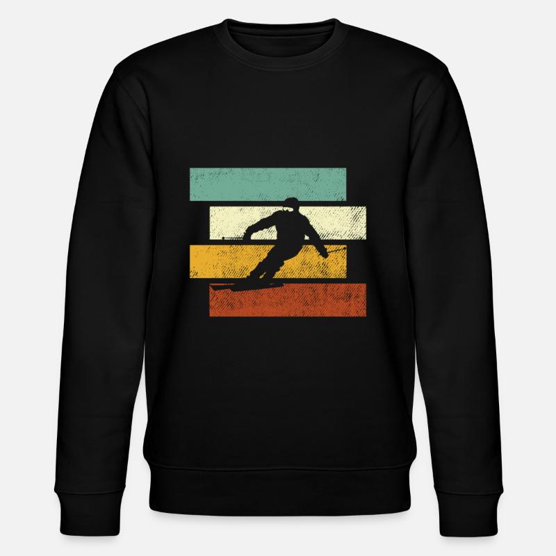 Ski Retro - Stanley/Stella CHANGER Unisex Organic Sweatshirt - black