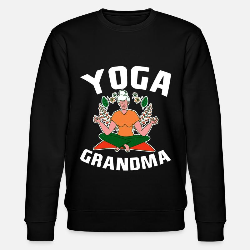 Yoga Grand-mère 2 - Sweat bio CHANGER Stanley/Stella Unisexe - noir