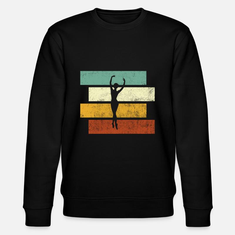 Tanzen Retro - Stanley/Stella Unisex Bio-Sweatshirt CHANGER  - Schwarz