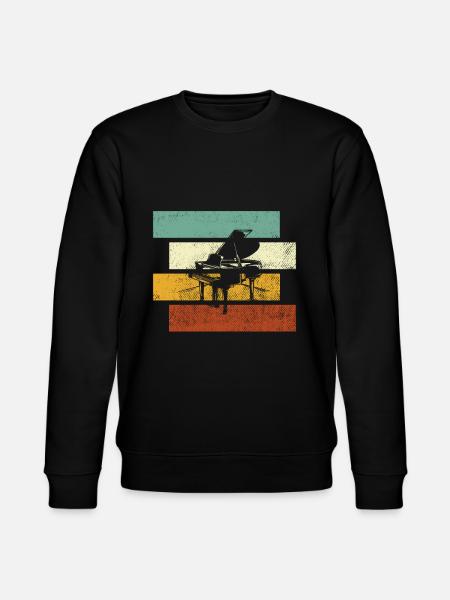Piano Rétro - Sweat bio CHANGER Stanley/Stella Unisexe - noir