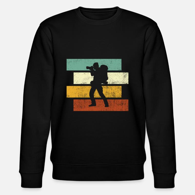 Photographe Rétro - Sweat bio CHANGER Stanley/Stella Unisexe - noir