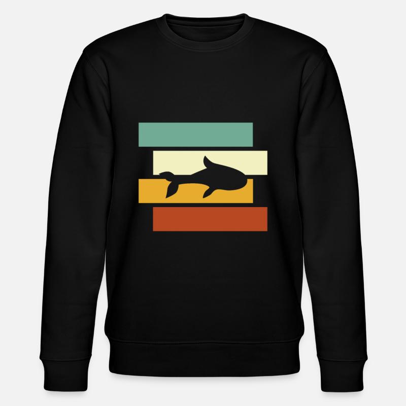 Poisson Rétro - Sweat bio CHANGER Stanley/Stella Unisexe - noir