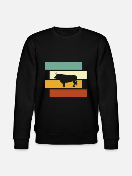 Taurus Retro - Stanley/Stella CHANGER Unisex Organic Sweatshirt - black