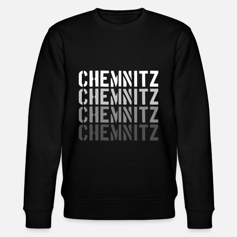 Chemnitz - Stanley/Stella Unisex Bio-Sweatshirt CHANGER  - Schwarz